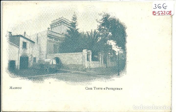 Postcards: (PS-57208)POSTAL DE MASNOU-CASA TORRE PERAGRAU