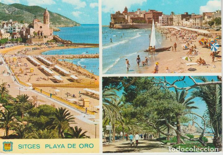 Postales: (125) SITGES. PLAYA DE ORO - Foto 1