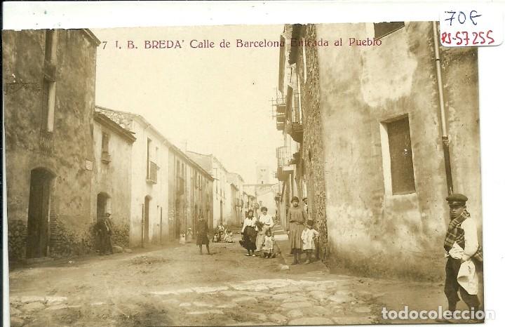 Postkarten: (PS-57255)POSTAL FOTOGRAFICA DE BREDA-CALLE DE BACELONA ENTRADA AL PUEBLO