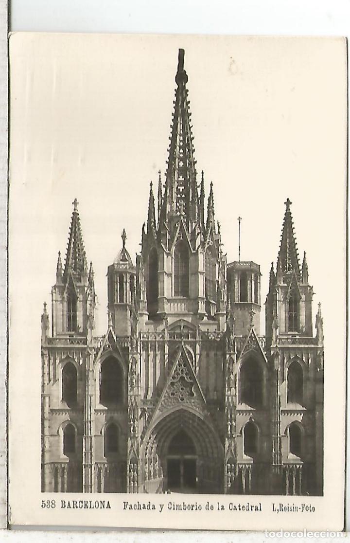 Postales: BARCELONA CATEDRAL ESCRITA - Foto 1