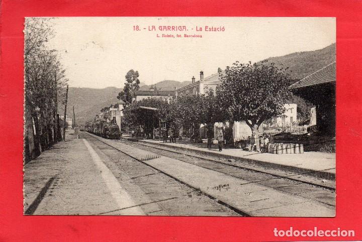 Postales: la garriga. 18 la estaci&oacute;. roisin - Foto 1