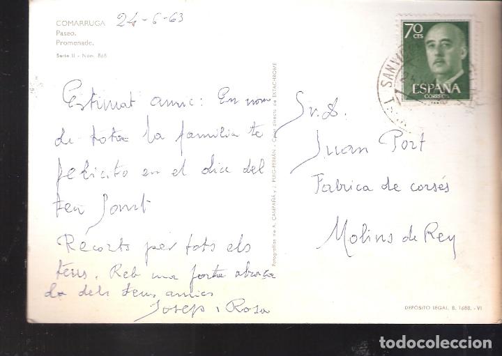 Postales: Paseo. Comarruga. Tarragona. - Foto 2