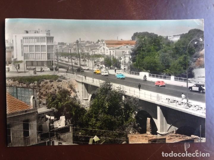 Postales: ESPLUGAS DE LLOBREGAT - 4 - PUENTE- EDC. JOSE BATLLORI - COLOREADA - CIRCULADA 1962