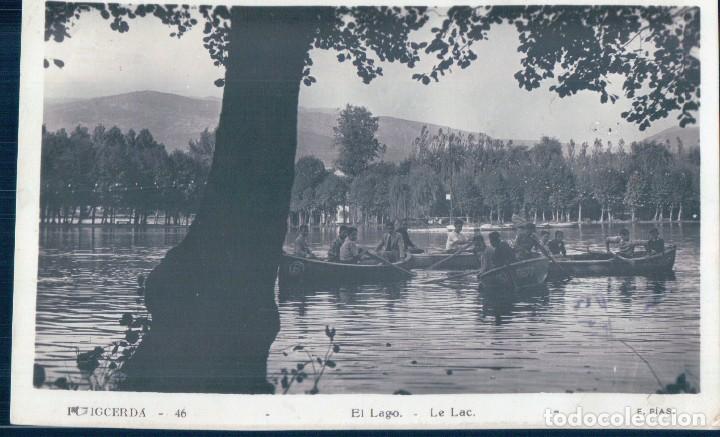 Postcards: POSTAL PUIGCERDA 46 - EL LAGO - LE LAC - E PIAS - CIRCULADA SIN SELLO