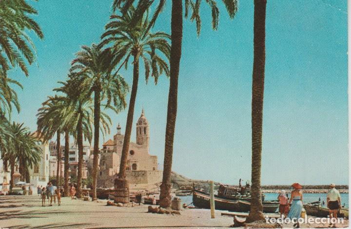Postales: (264) SITGES . PASEO DE LA RIBERA Y PUNTA - Foto 1