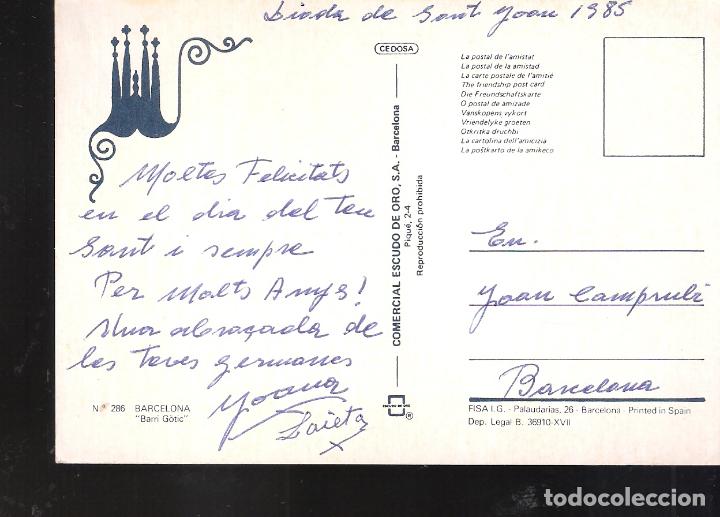 Postales: Barrio G&oacute;tico. Barcelona - Foto 2