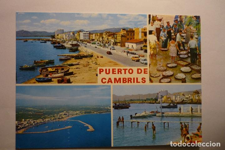 Postales: postal puerto de cambrils -escrita