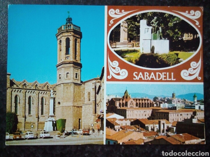 Postales: Postal de Sabadell. Diversos aspectos. - Foto 1
