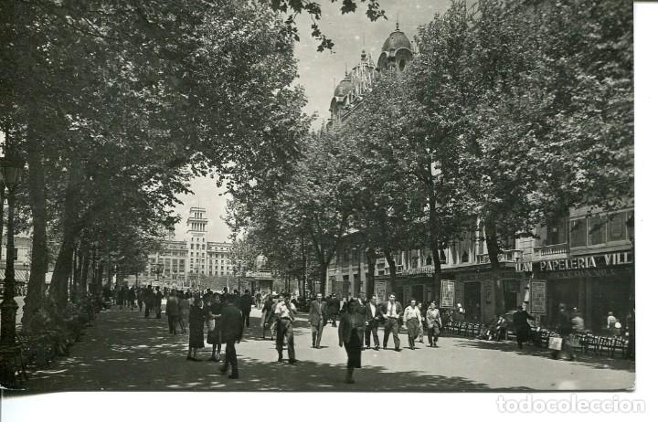 Postales: BARCELONA-RBLA DE CANALETAS-HOTEL CONTINENTAL-BANCO GARRIGA NOGUES-FOTOGR&Aacute;FICA-