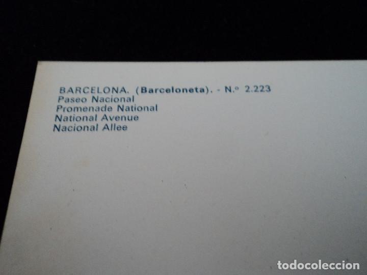 Postales: BARCELONETA. PASEO NACIONAL. ZERKOWITZ - Foto 2