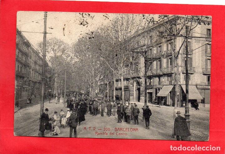 Postales: barcelona. atv 200 rambla del centro - Foto 1