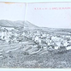Postales: TARJETA POSTAL A.T.V. IIII S. GINES DE VILASAR VISTA GENERAL , ANGEL TOLDRA V. , 1908