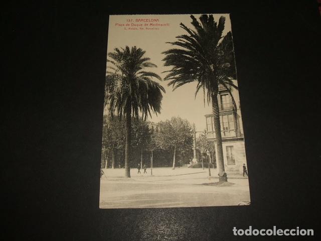 Postales: BARCELONA PLAZA DEL DUQUE DE MEDINACELI - Foto 1