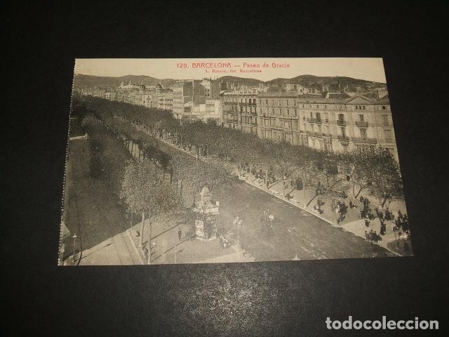 Postales: BARCELONA PASEO DE GRACIA - Foto 1