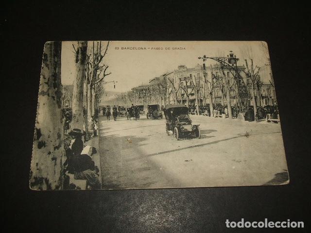Postales: BARCELONA PASEO DE GRACIA - Foto 1