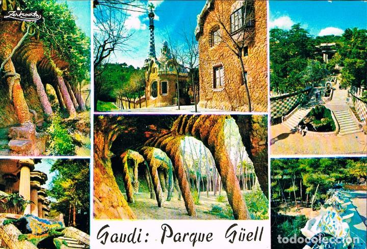 Postales: Barcelona, Parque Guell de Gaudi, - Foto 1