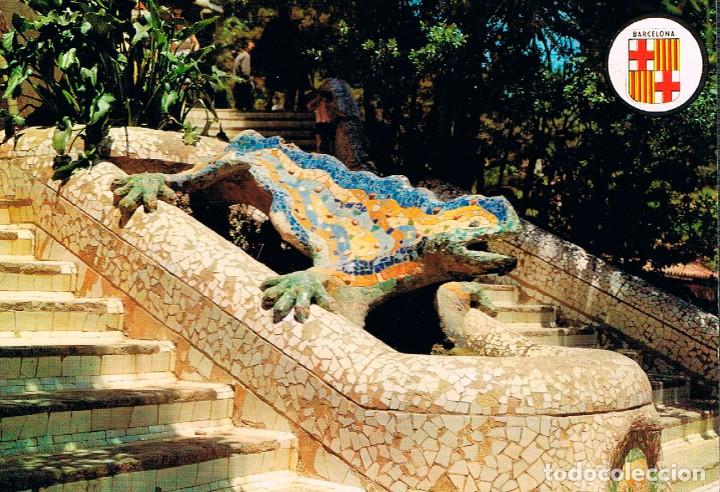 Postales: Barcelona, Parque Guell de Gaudi - Foto 1
