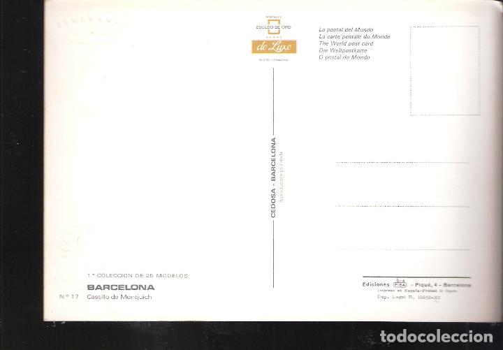 Postales: Castillo de Montjuich. Barcelona. - Foto 2