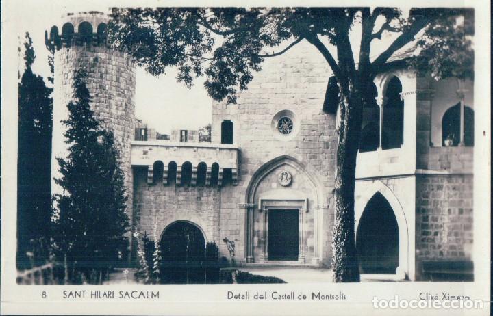 Postcards: Sant Hilari Sacalm - Detall Del Castell De Montsolis - Ximeno N&ordm;8