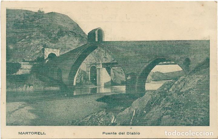 Postales: MARTORELL .- PUENTE DEL DIABLO .- SIN EDITOR - Foto 1