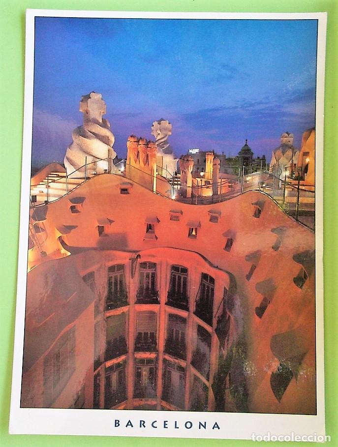 Postales: Casa Mil&aacute;. La Pedrer&aacute; de Gaud&iacute;. Nueva. Color