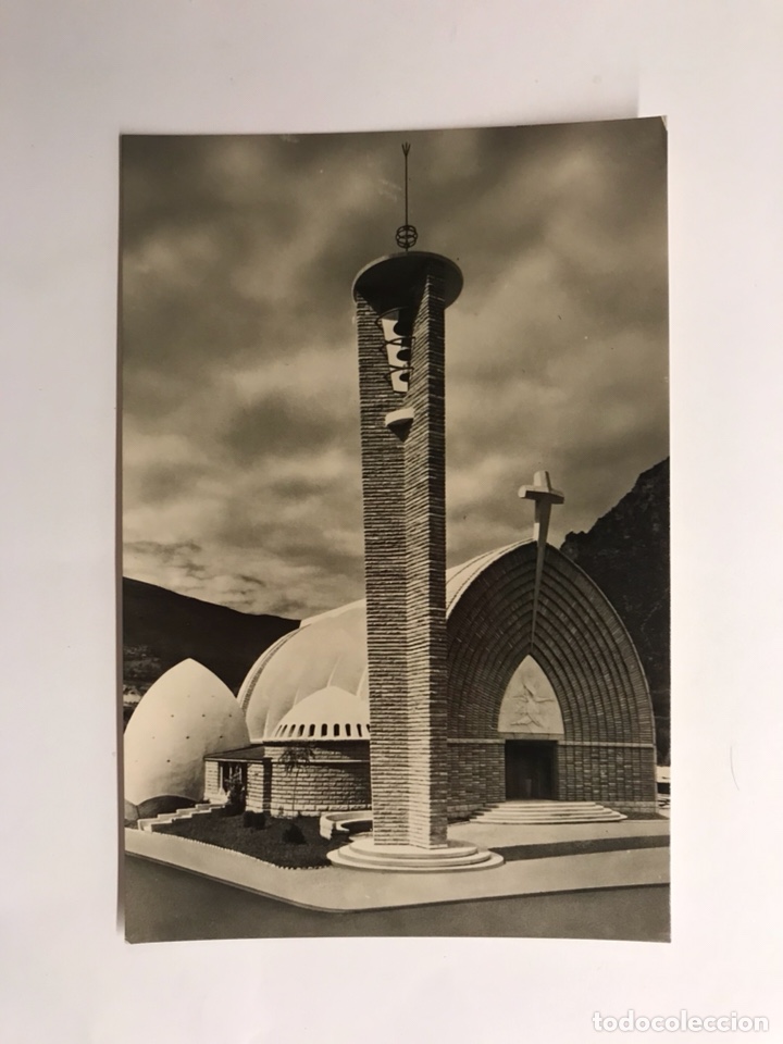 Postales: PONT DE SUERT (Lerida) Pirineos Centrales. Postal Serie1. No.1421 Iglesia Nueva (h.1960?)