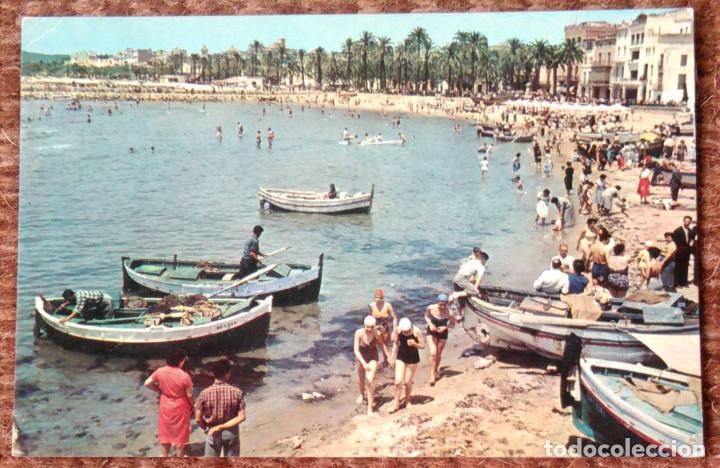 Postales: SITGES - PLAYA DE PESCADORES - Foto 1