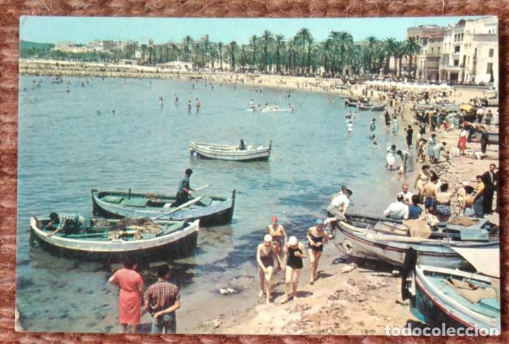 Postales: SITGES - PLAYA DE PESCADORES - Foto 1