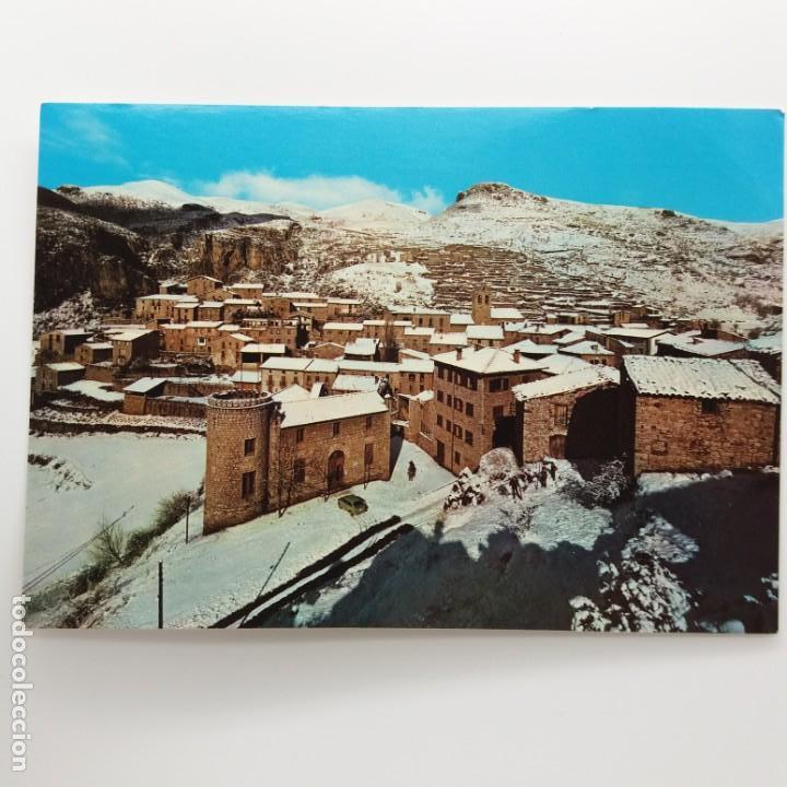 Postales: PIRINEO CATAL&Aacute;N Castellar de N'Hug bajo las nieves - Eugenio Orriols, a&ntilde;os 70, sin circular