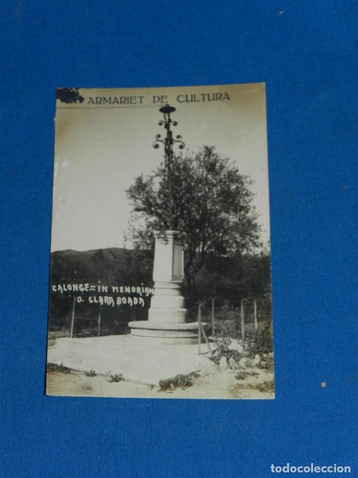 Postcards: CALONGE - IN MENORIAM , O CLARA BOADA , ARMARIET DE CULTURA , FOTOGRAFICA