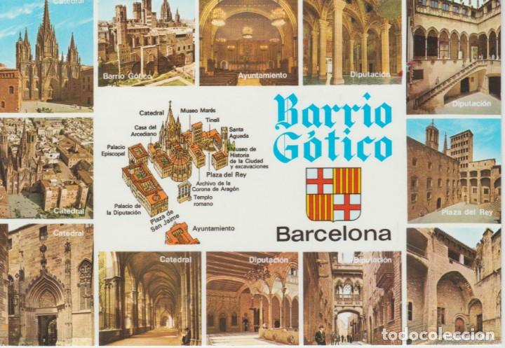 Postales: (035) BARCELONA. EL BARRIO GOTICO - Foto 1