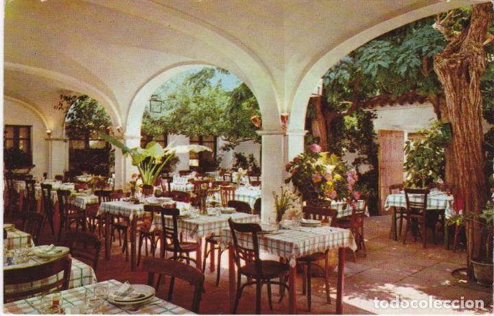 Postales: Playa de aro, costa brava, comedor jardin