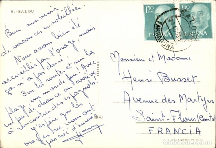 Postales: Salou &ndash; Beascoa &ndash; 1965 - Circulada - Foto 2