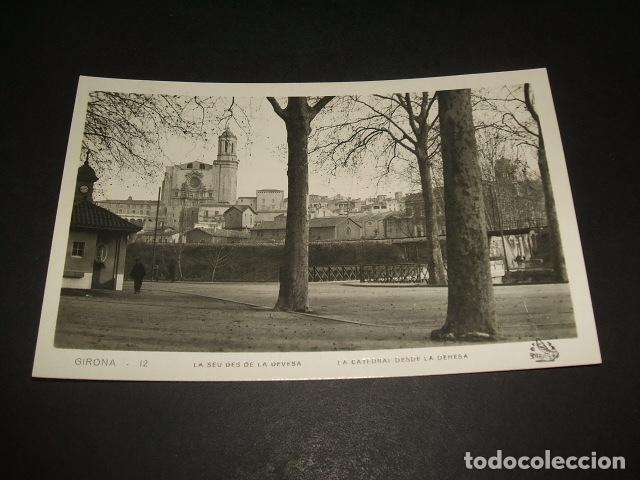 Postales: GERONA LA CATEDRAL DESDE LA DEHESA - Foto 1