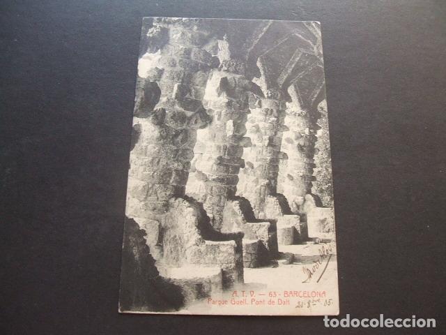 Postales: BARCELONA PARQUE G&Uuml;ELL PONT DE DALT - Foto 1