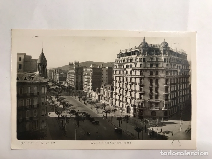 Postales: BARCELONA Postal No.132? Avenida del Generalisimo - Foto 1