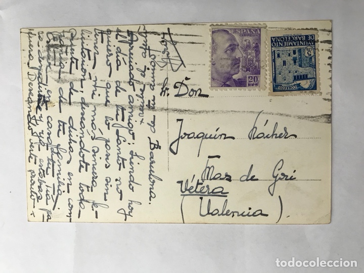 Postales: BARCELONA Postal No.132? Avenida del Generalisimo - Foto 2