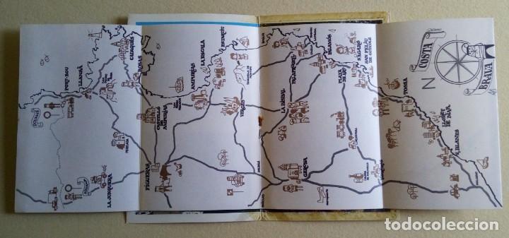 Postales: Costa Brava. Postal folleto - Foto 4