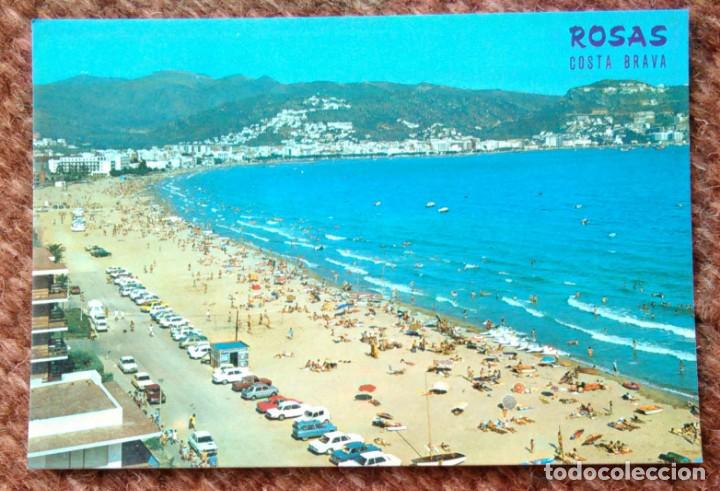 Postales: ROSAS - VISTA DE LA PLAYA - Foto 1
