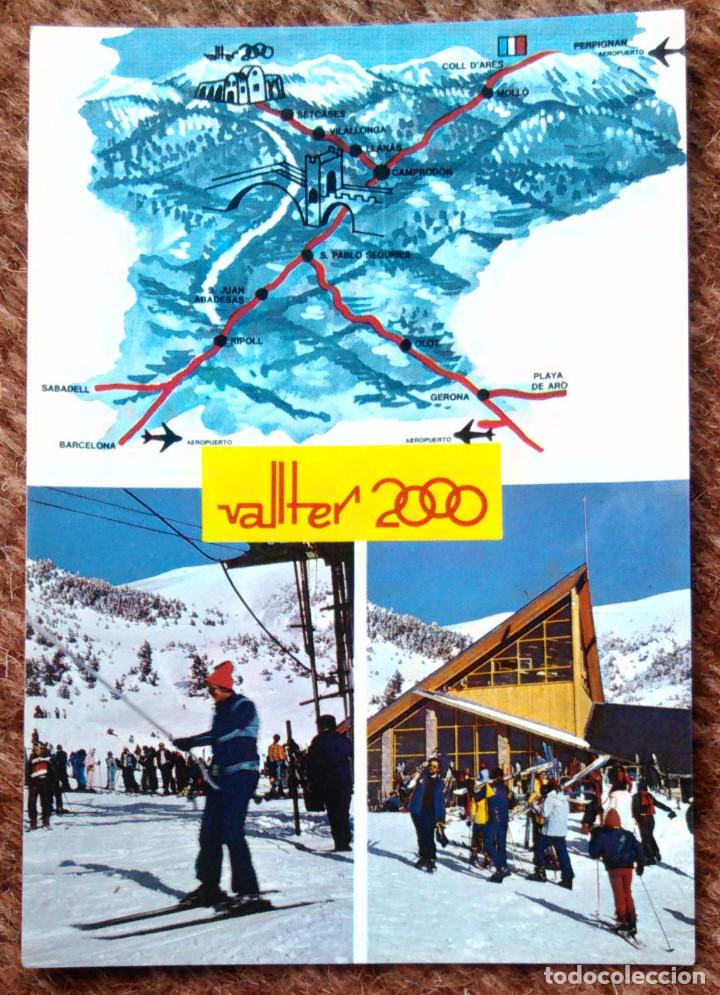Postales: VALLTER - SETCASES  - PLANO - MAPA - Foto 1