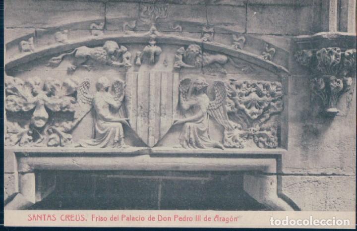 Postkarten: POSTAL SANTAS CREUS - FRISO DEL PALACIO DE DON PEDRO III DE ARAGON - THOMAS