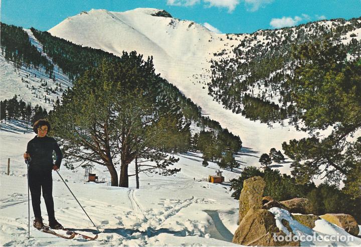 Postales: el pallars, paisaje de la estcion de esqui de super espot, provincia lerida