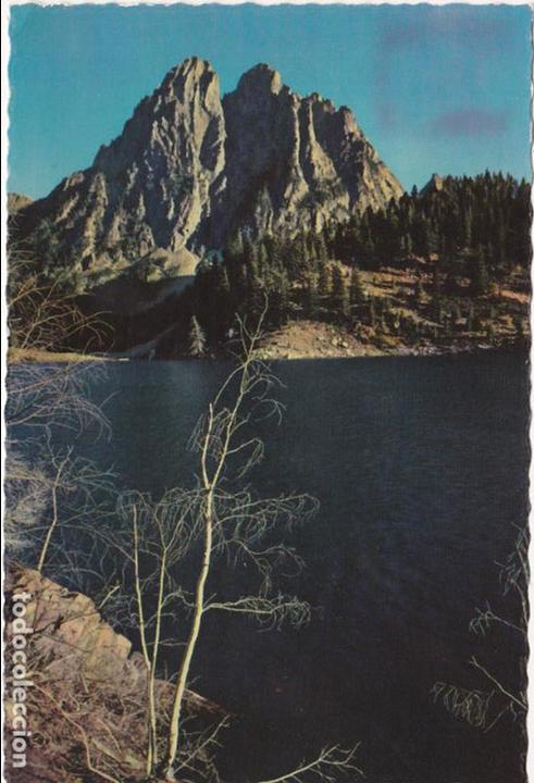 Postales: el pallars, valle de espot, lago san mauricio y els encantats, provincia lerida