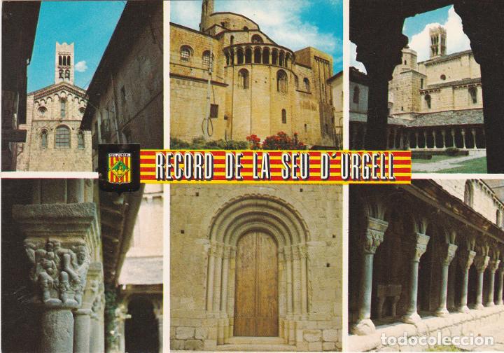 Postales: seu d&acute;urgell, catedral, diferents aspectes, provincia lerida