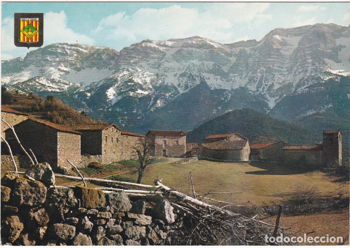 Postales: cava, vista general, al fons serra del cadi, provincia lerida