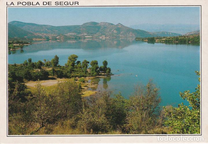 Postkarten: la pobla de segur, embassament de sant antoni-talarn, pirineu catala, provincia lerida