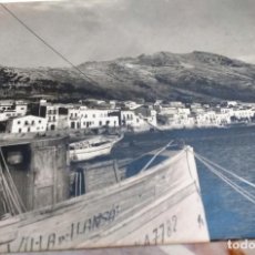 Postales: PORT DE LA SELVA, GERONA, FOTOGRAFICA, VISTA DESDE EL MUELLE AÑO 1957