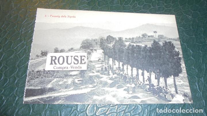 Postkarten: CELR&Aacute; - SANTUARI DE N. SENYORA DELS ANGELS 5.- PASSEIG DELS XIPRES -  FOTOTIP.