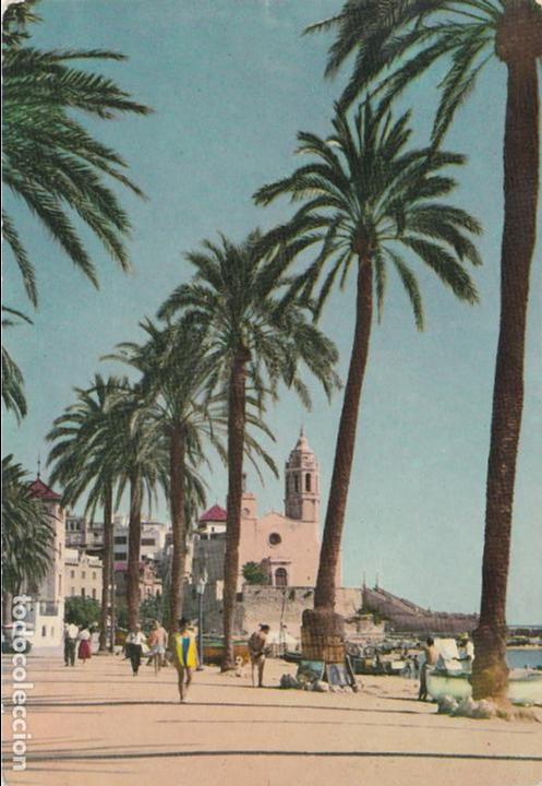Postales: sitges, paseo, barcelona - Foto 1