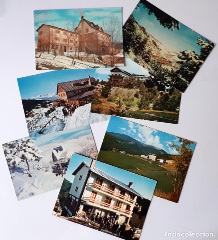 Postales: LOTE DE 7 POSTALES- LA MOLINA. HOTELES. PIRINEOS ORIENTALES. GERONA- A&Ntilde;OS (60- 70)